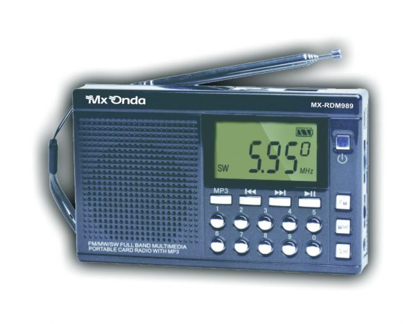 Radio receptor digital multibanda con reproductor MP3 y WMA